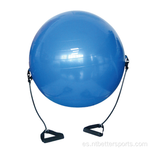 Bola de yoga de ejercicio de 95 cm personalizada con base premium